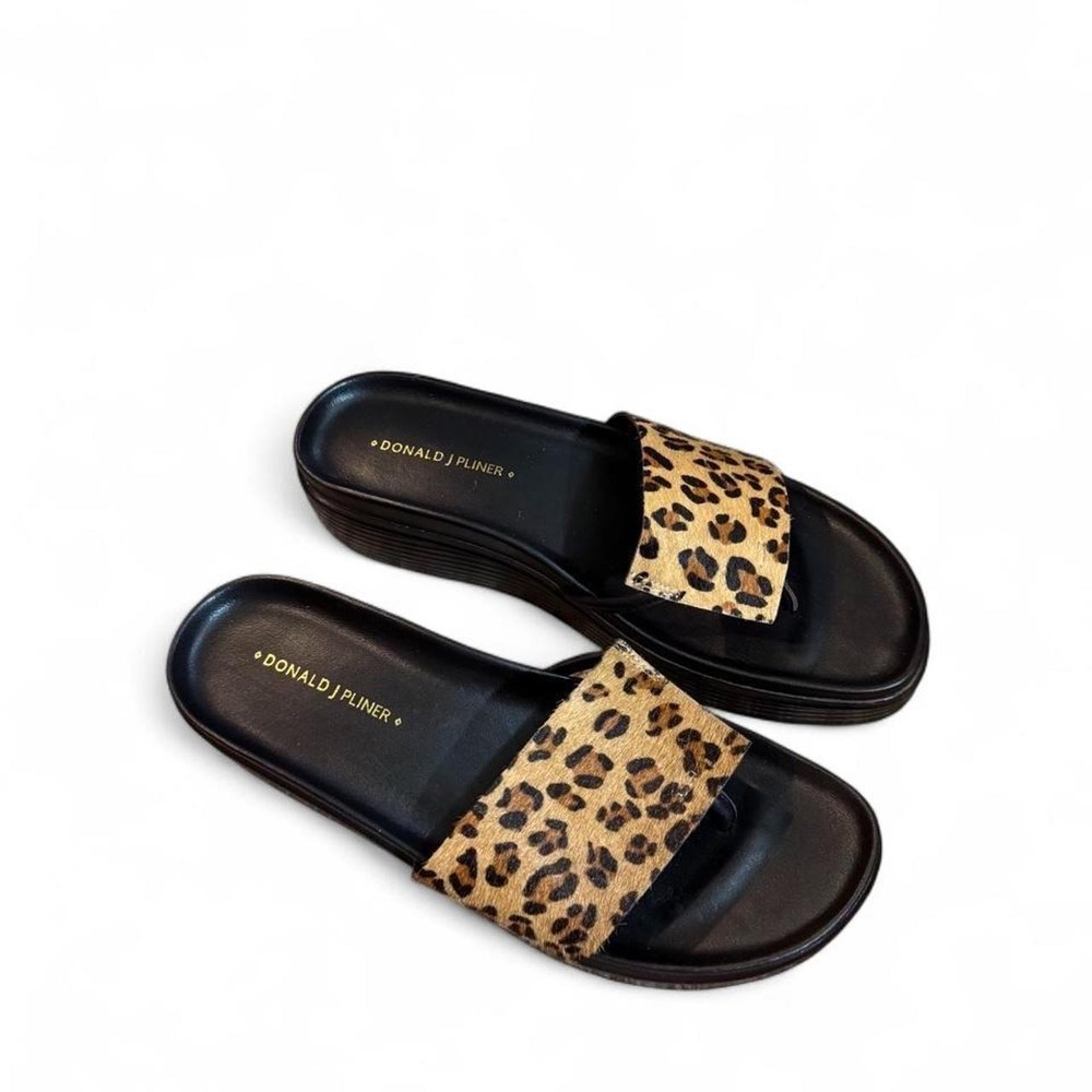 Leopard Platform Donald Pliner Sandals